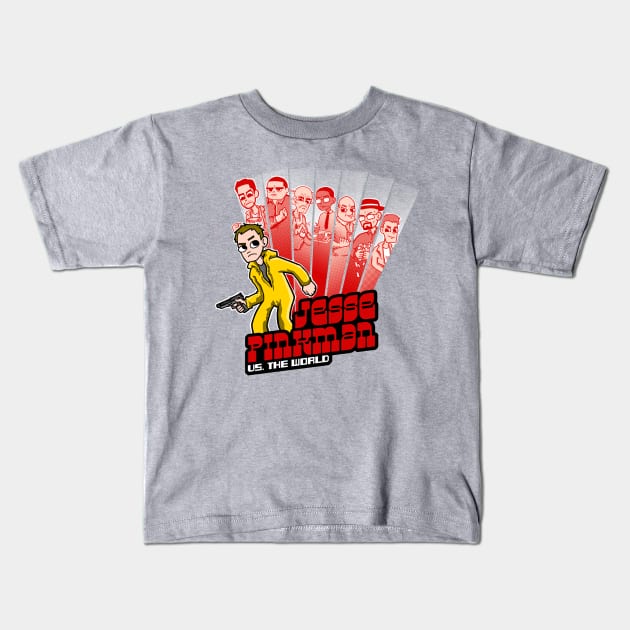 Jesse Pinkman vs the world! Kids T-Shirt by olly